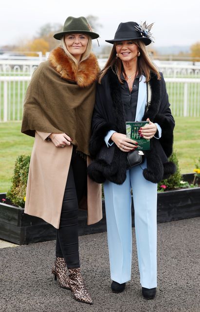 Emma and Anne Fortnum on Day 1 of Ladbrokes Festival of Racing at Down Royal Racecourse. Image: Press Eye