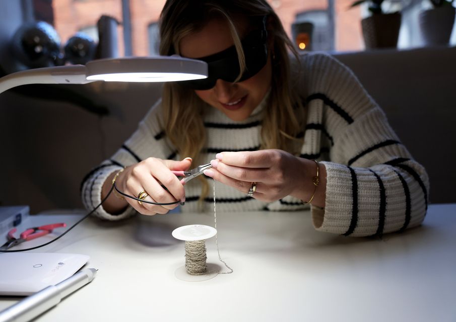 Jeweller Laura McBride. Picture by Peter Morrison