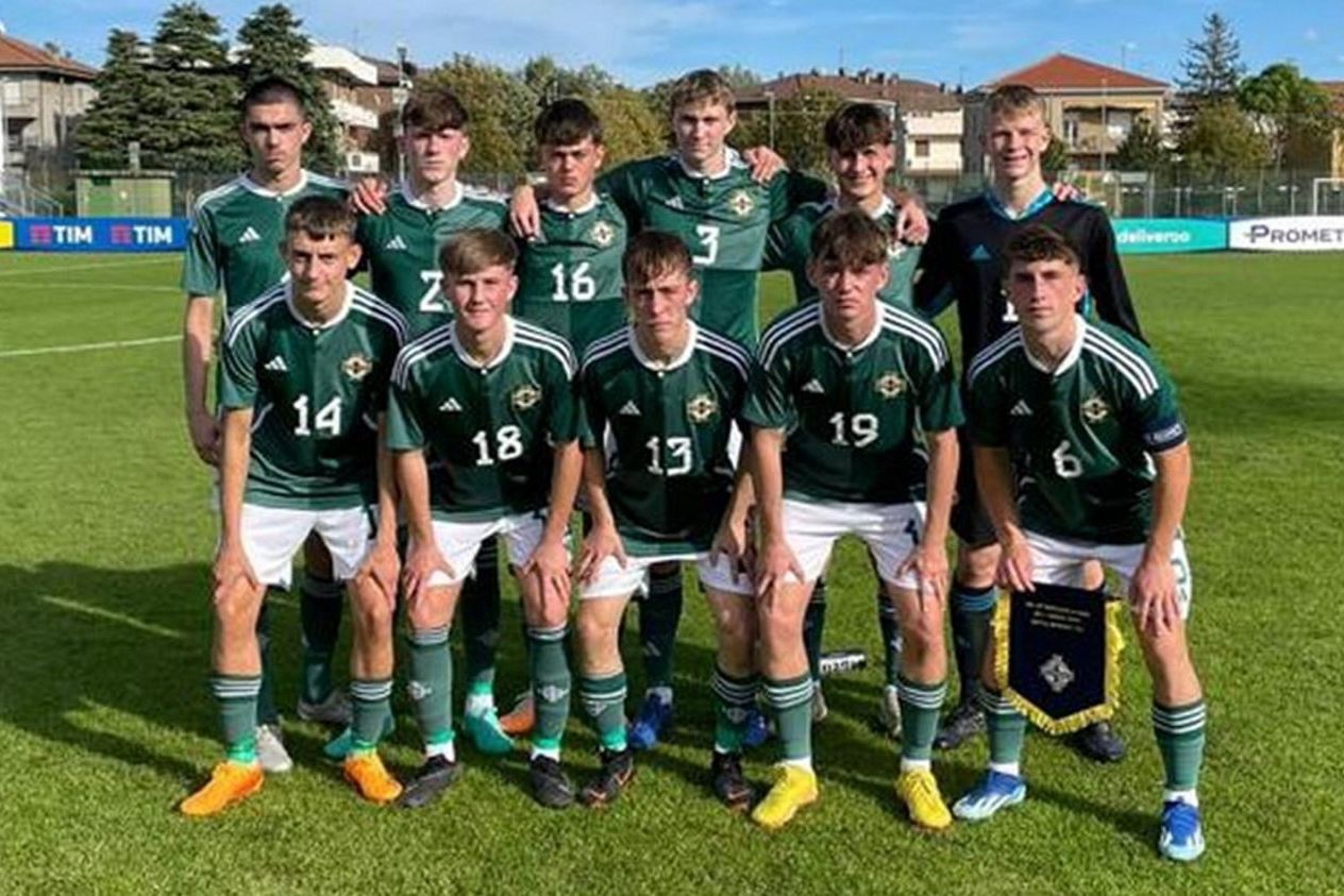 Gli Under 17 dell’Irlanda del Nord sono stati “eccezionali” nel pareggiare con l’Italia, ha elogiato il capitano Blaine McClure