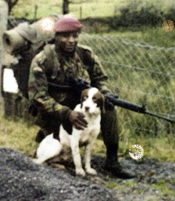 Christopher Alder, pictured in his Parachute Regiment uniform, died in police custody in April 1998 (Family handout/PA)