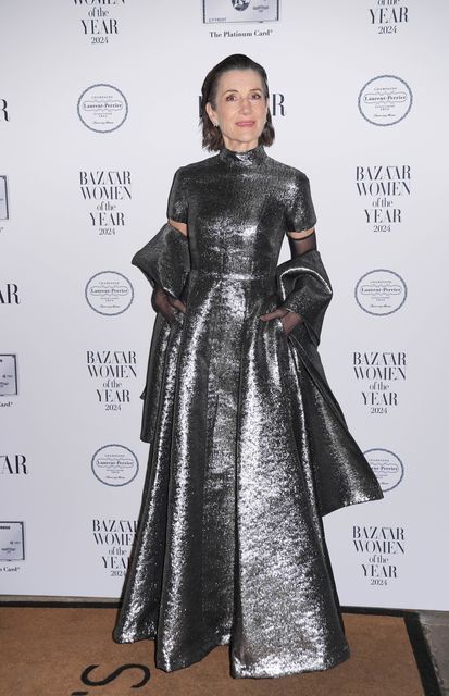 Dame Harriet Walter at the Harper’s Bazaar Women of the Year 2024 awards. (Yui Mok/PA)