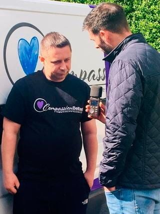 Stephen Clarke has previously volunteered with charities including Compassion Belfast, which reaches out to vulnerable people living in the city centre