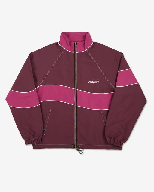 Burgundy Retro Jacket- Outside In 