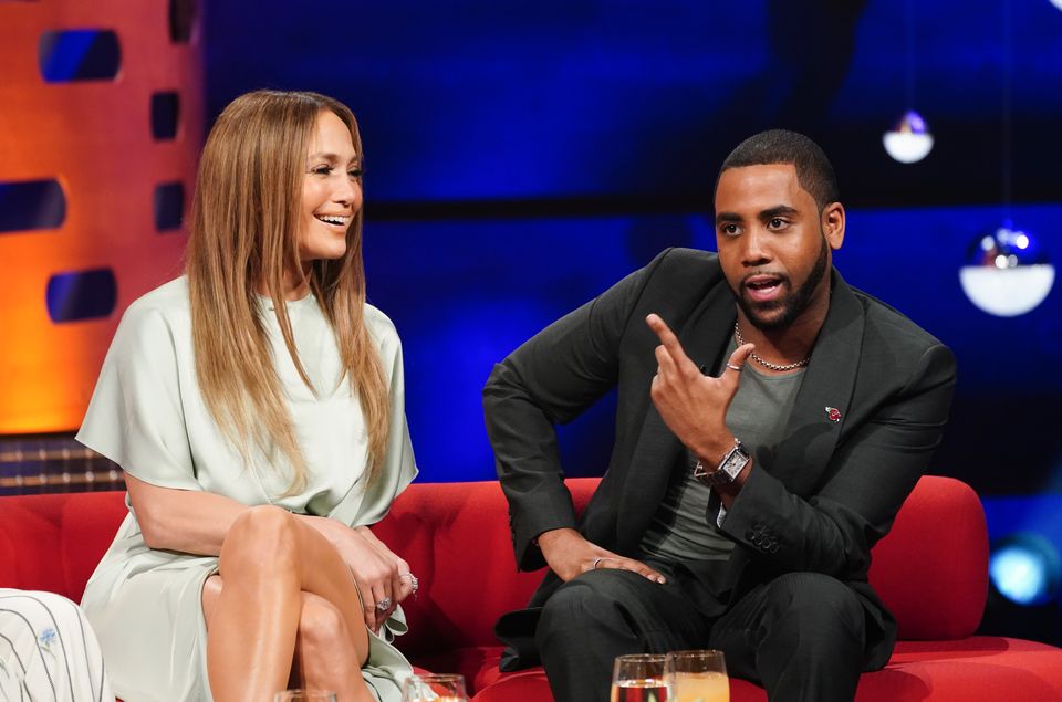 Jennifer Lopez and Jharrel Jerome (Ian West/PA)