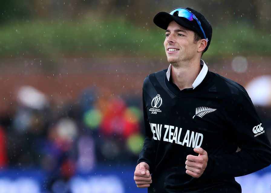 Could England face spinner Mitchell Santner in the second Test? (Mark Kerton/PA)