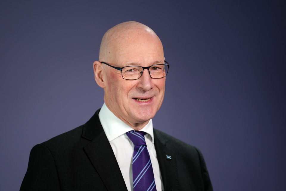 First Minster John Swinney will make his first major speech of the new year on Monday (Andrew Milligan/PA)