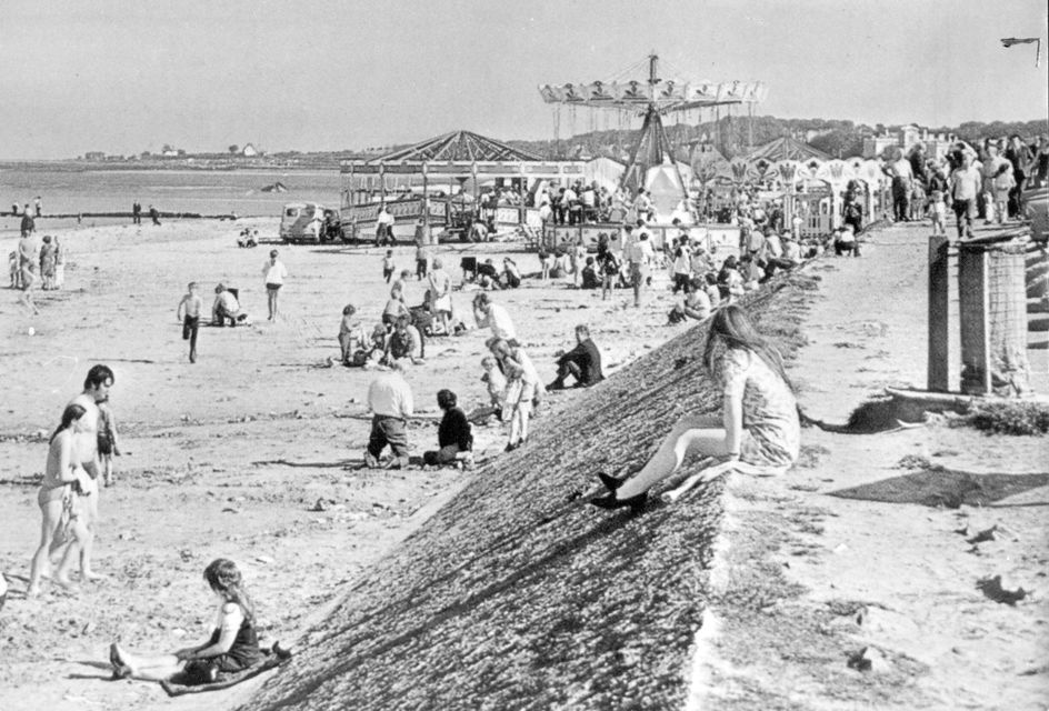 March 1975: Millisle beach