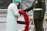 thumbnail: Queen Elizabeth II at the Irish War memorial Garden in Dublin.