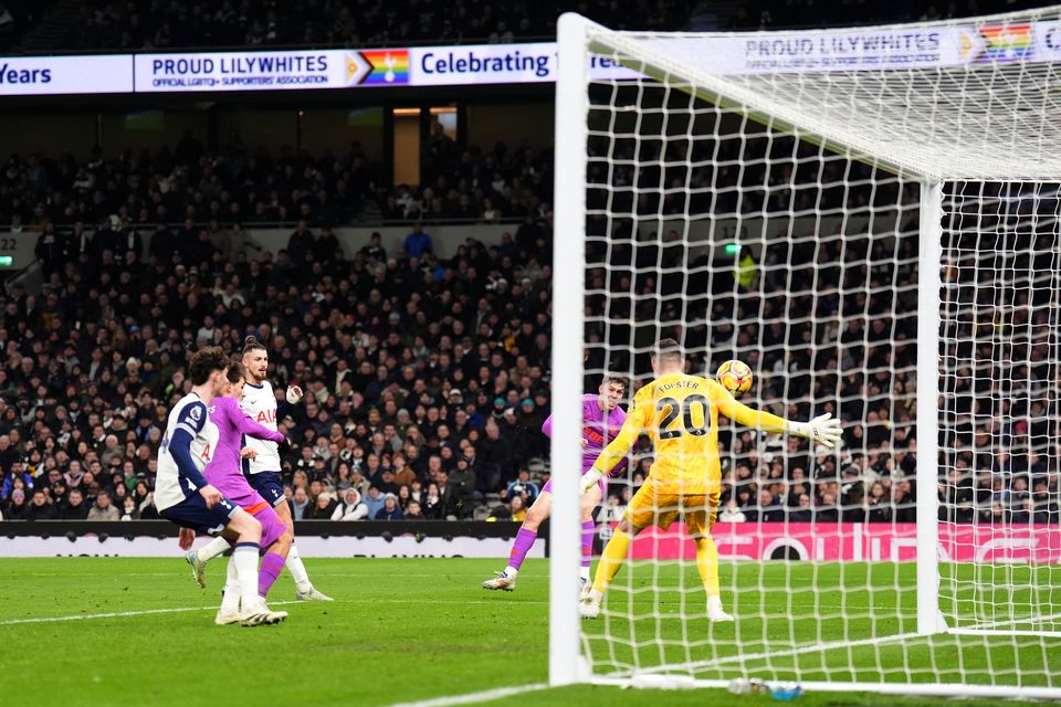 Jorgen Strand Larsen earned a point for Wolves (John Walton/PA)