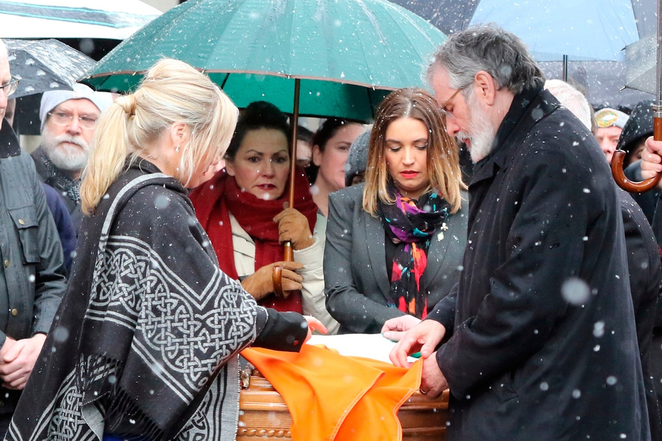 Finish the work he started' Bill Clinton told mourners at Martin McGuinness  funeral 