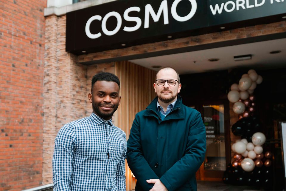 Dan Ituwa, General Manager of Cosmo Belfast and Ronnie Hall, Operations Manager of Victoria Square.