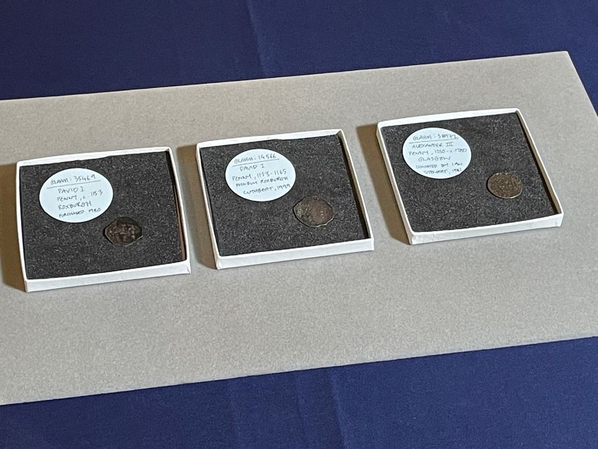 Early coins from the period of those that were stolen (PA)