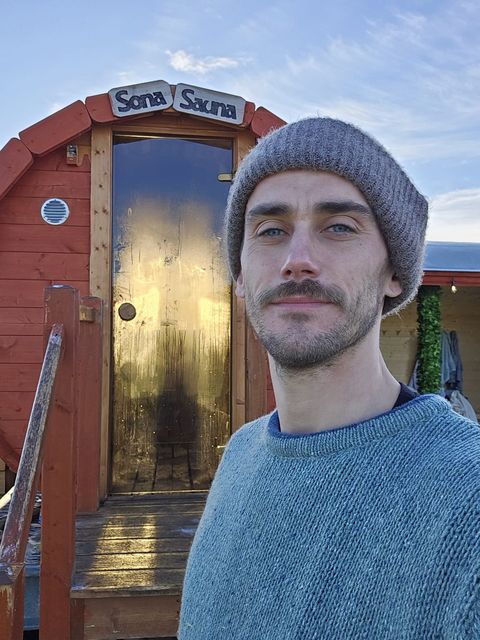 Tom Connolly has been running his sauna since March 2024 (Tom Connolly/Sona Sauna)