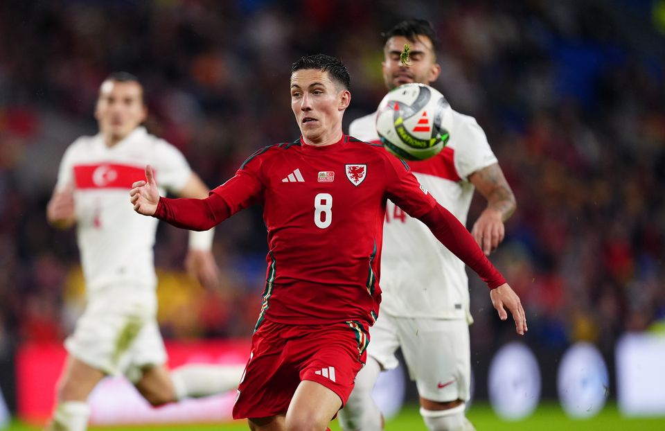 Wales’ Harry Wilson in action against Turkey during September’s goalless Nations League draw in Cardiff (David Davies/PA)