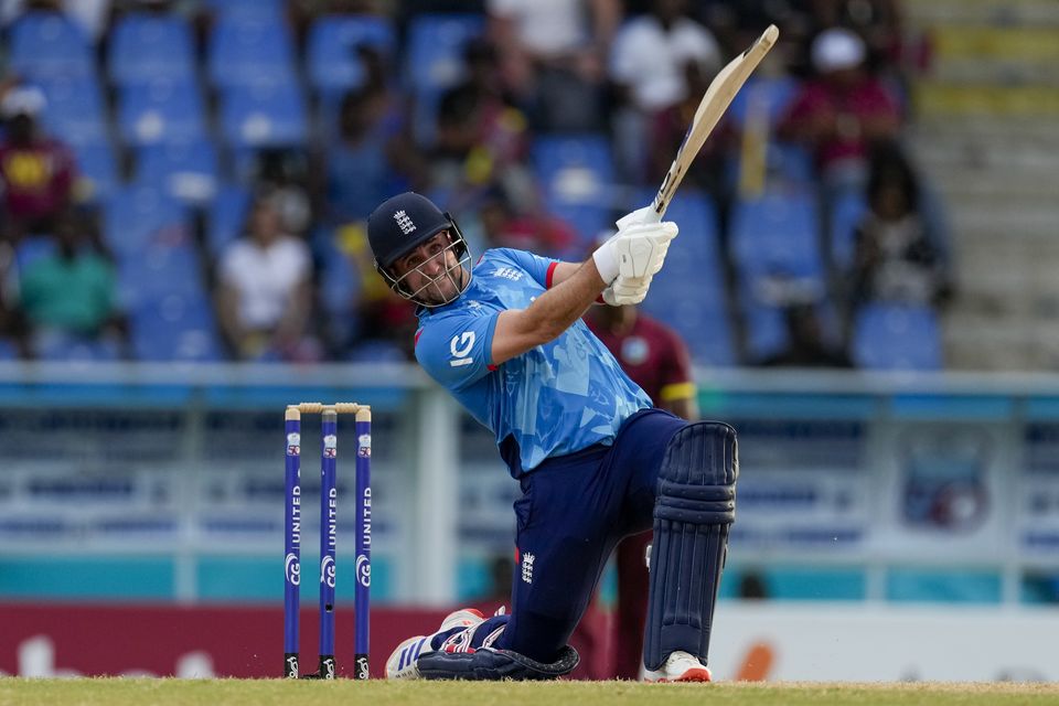 Liam Livingstone bludgeoned nine sixes and five fours (Ricardo Mazalan/AP)