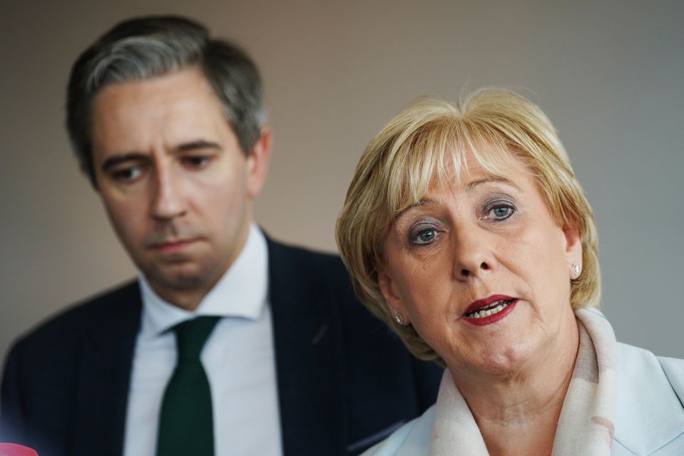 Taoiseach Simon Harris has paid tribute to outgoing Fine Gael deputy leader Heather Humphreys (Brian Lawless/PA)