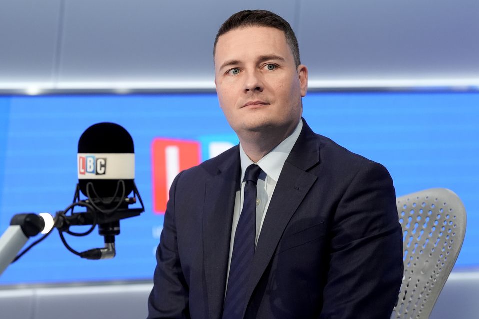 Health Secretary Wes Streeting has warned ‘coarse public discourse’ on the issue could lead to violence against Muslims (Stefan Rousseau/PA)