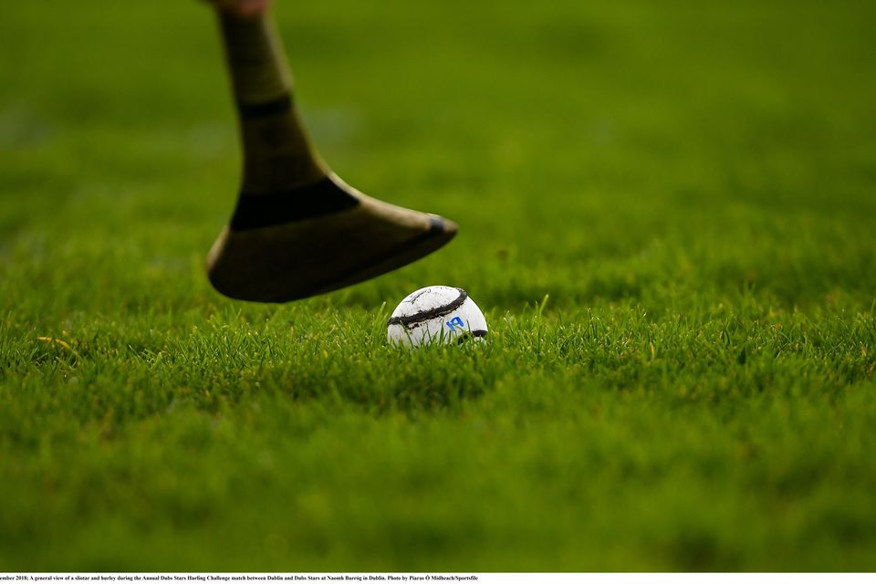 A general view of hurley and sliotar