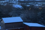 thumbnail: This is a view from my window in Rathfriland, the Mournes at the far back left of the picture. Submitted by Lucy Barry - January 2017