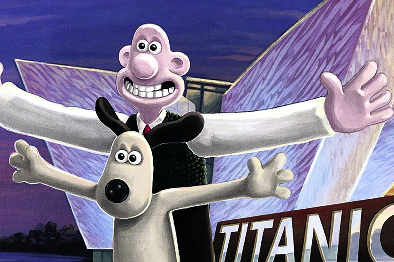 TV stars Wallace and Gromit say cheese at Titanic Belfast |  