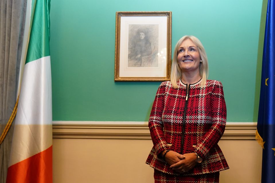 Verona Murphy in her office at Leinster House, Dublin (Brian Lawless/PA)