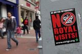 thumbnail: A poster is seen on a lamp post in advance of the Queen and Duke of Edinburgh's visit on May 16, 2011 in Dublin, Ireland.
