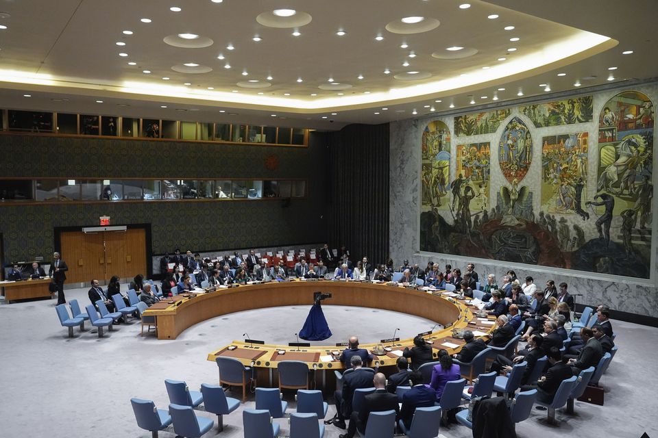 The Security Council meets to discuss Lebanon on Wednesday, September 25 (Frank Franklin II/AP)