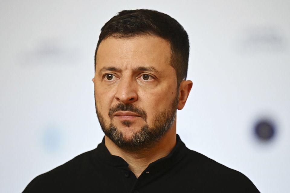 Volodymyr Zelensky is seeking the approval from western nations for Ukraine to use the sophisticated weapons they are providing to hit targets inside Russia (Leon Neal/Pool via AP)