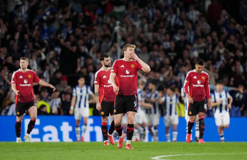 Manchester United had to settle for a draw at Real Sociedad despite taking the lead (Bradley Collyer/PA)