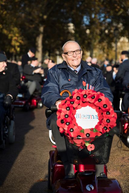 Roy Hayward met members of the royal family at the 80th anniversary commemorations for D-Day (Courtesy of Blesma/PA)