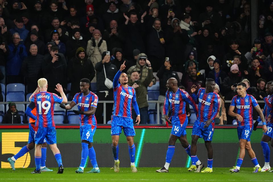 Lacroix scored his first Palace goal in the 2-2 draw (Adam Davy/PA)