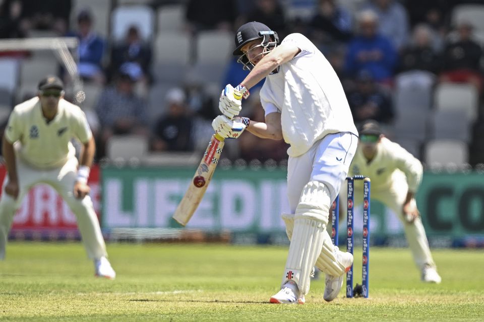 Harry Brook is never afraid of a big shot (Andrew Cornaga/AP)