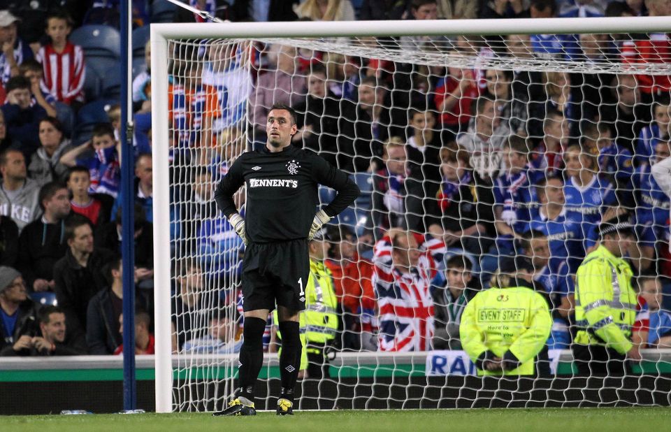 GOAL - In 2012-13, Rangers were in the fourth tier of