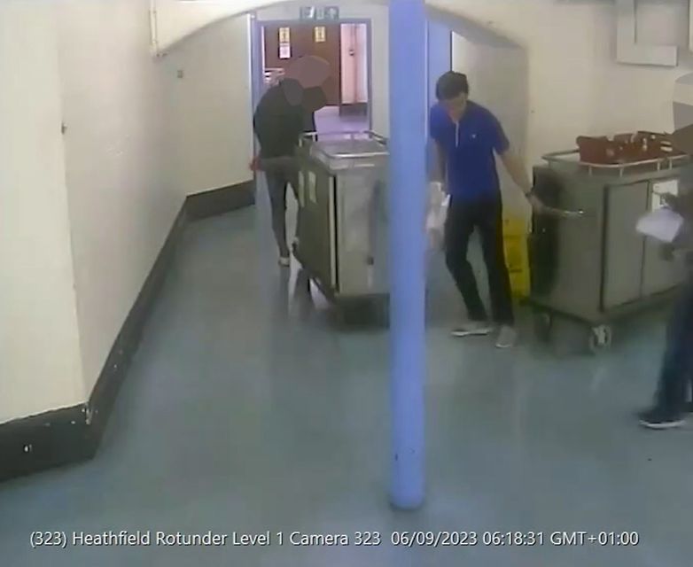 Daniel Khalife in HMP Wandsworth before his escape (Metropolitan Police/PA)