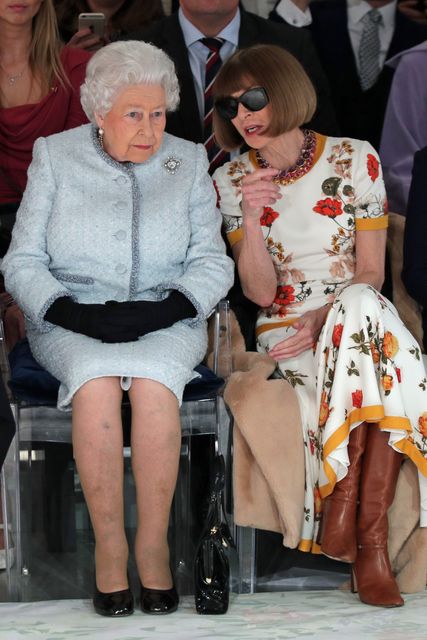 Anna Wintour keeping sunglasses on for Queen 'unacceptable', says royal  expert