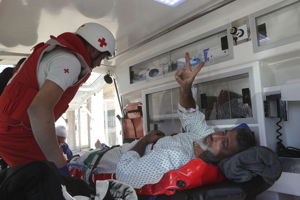 Several others were injured in the strike in Lebanon (AP)