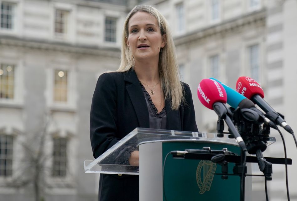 Minister for Justice Helen McEntee (Brian Lawless/PA)