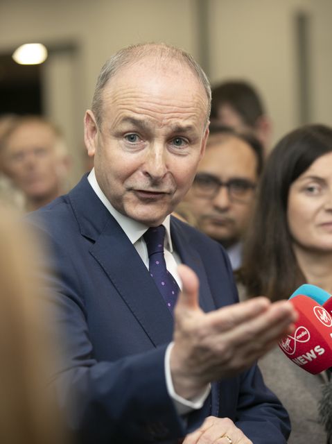 Fianna Fail leader Micheal Martin (PA)