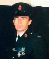 Eddie Gorman in his RUC uniform