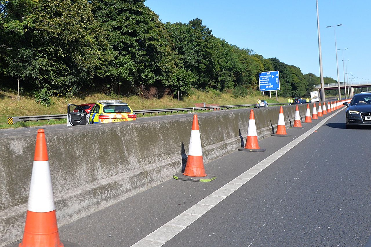 Female pedestrian dies after being hit by bus on M2 motorway in