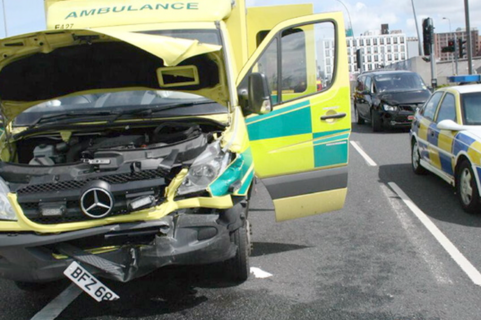 Patient dies following ambulance crash on Belfast's Westlink ...