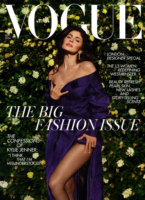 Kylie Jenner on the British Vogue front cover (British Vogue /Luis Alberto Rodriguez/PA)