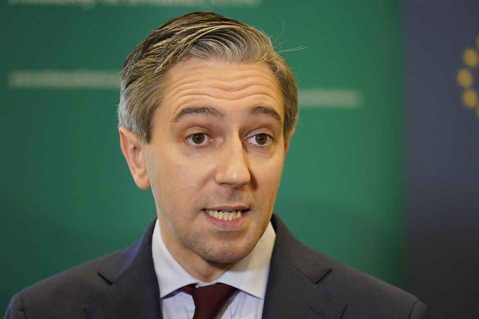 Taoiseach Simon Harris has accused Ms McDonald of being ‘silent’ over calls from the young person at the centre of the matter to apologise to him (Niall Carson/PA)