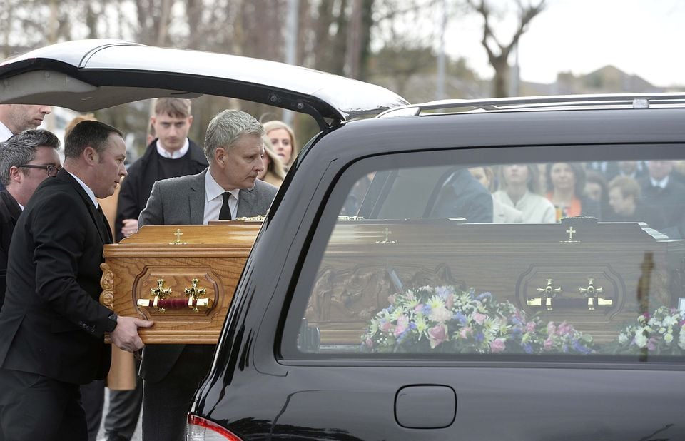 The funeral of Mary Kielty Picture By: Arthur Allison/Pacemaker Press.