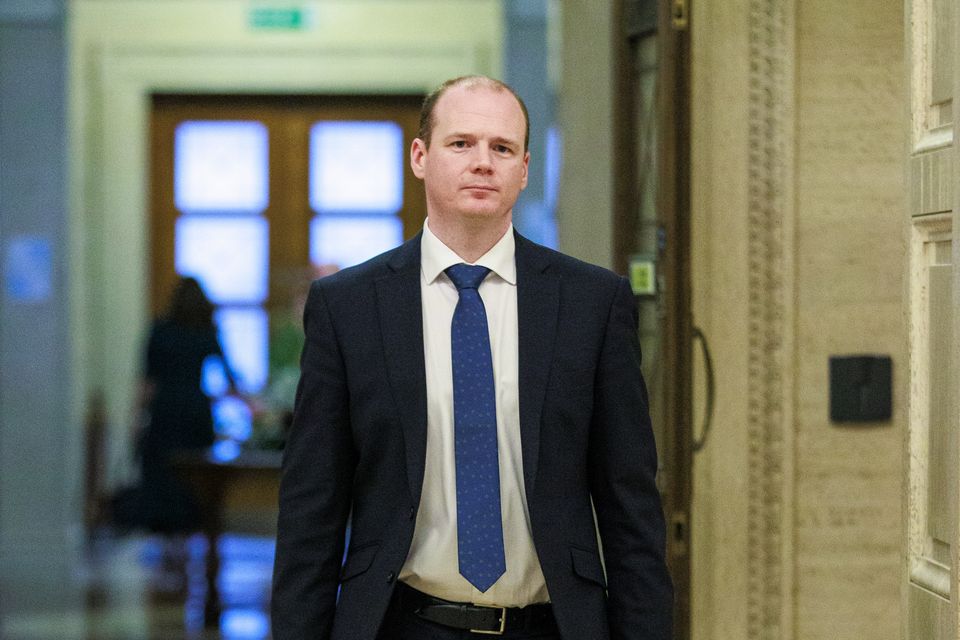 Stormont Communities Minister Gordon Lyons (Liam McBurney/PA)