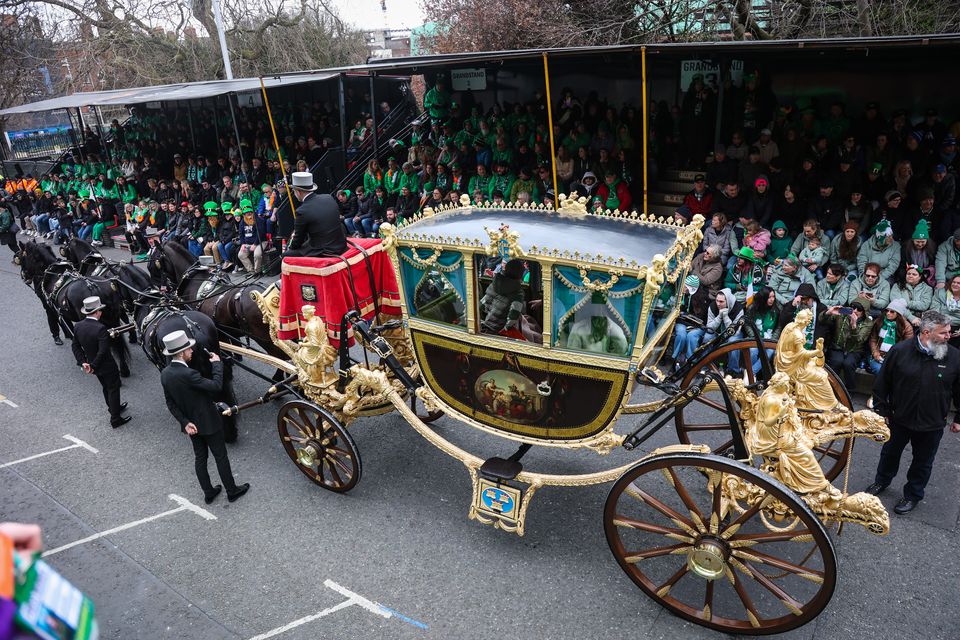 The Lord Mayor’s Coach in Dublin (Evan Treacy/PA)