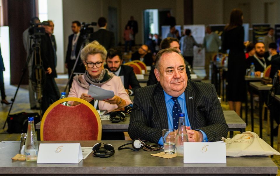 Former SNP leader Alex Salmond was in North Macedonia when he had a heart attack (Academy for Cultural Diplomacy/PA)