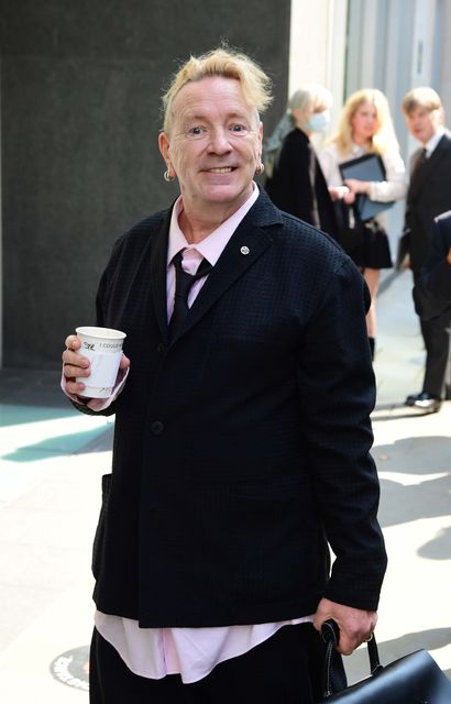 Johnny Rotten, real name John Lydon, outside court in 2021 (Ian West/PA)