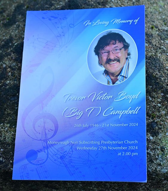 The funeral of Trevor 'Big T' Campbell was held on Wednesday. Credit: Arthur Allison/Pacemaker Press