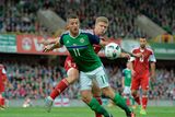 thumbnail: BELFAST, NORTHERN IRELAND - MAY 27: Conor Washington (L) of Northern Ireland and Mikita Korzun (R) of Belarus during the international friendly game between Northern Ireland and Belarus on May 26, 2016 in Belfast, Northern Ireland. (Photo by Charles McQuillan/Getty Images)